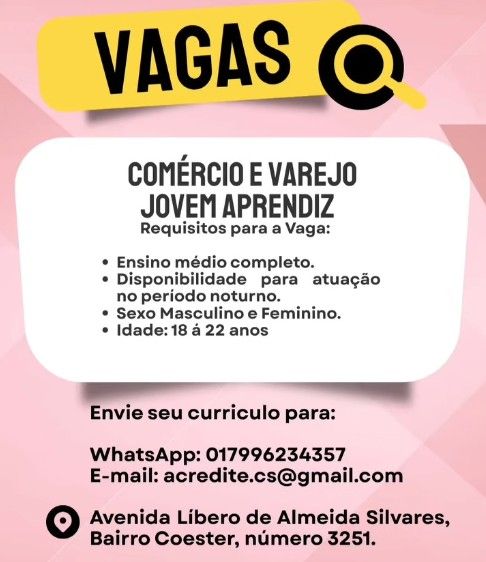 JOVEM APRENDIZ